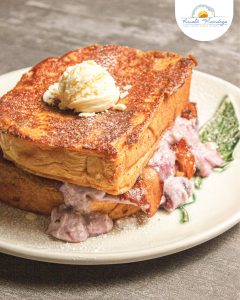 Bacon stuffed French toast